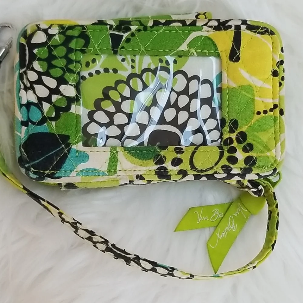 Vera Bradley Lime is up Up Wristlet